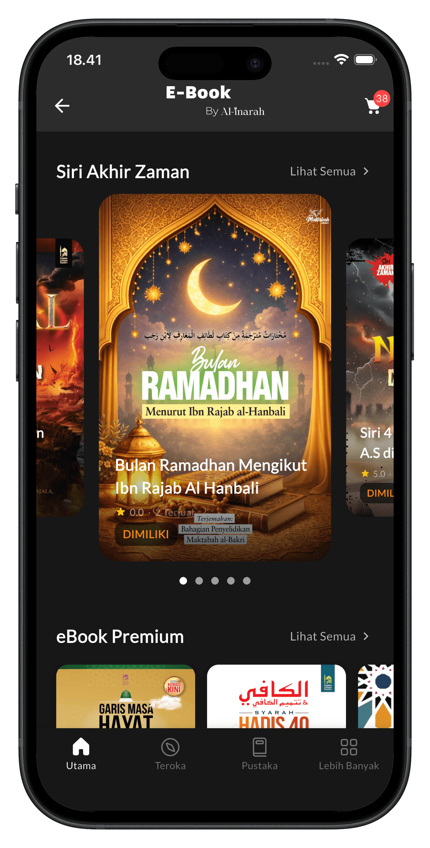 Perpustakaan E-Book Premium